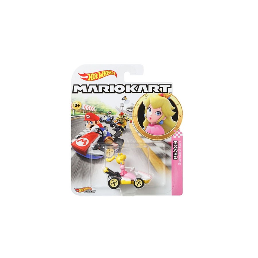 Hot Wheels Mario Kart Karakter Araçlar Princess Peach
