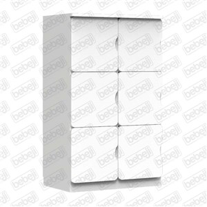 6 Kapaklı Dolap J0850