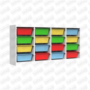 Plastik Kutulu Dolap