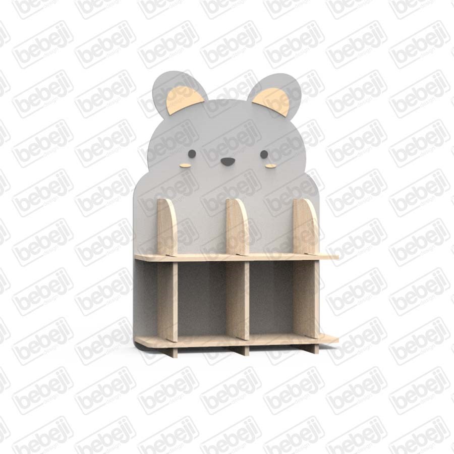 Bebeji Figür Kitaplık Mouse 