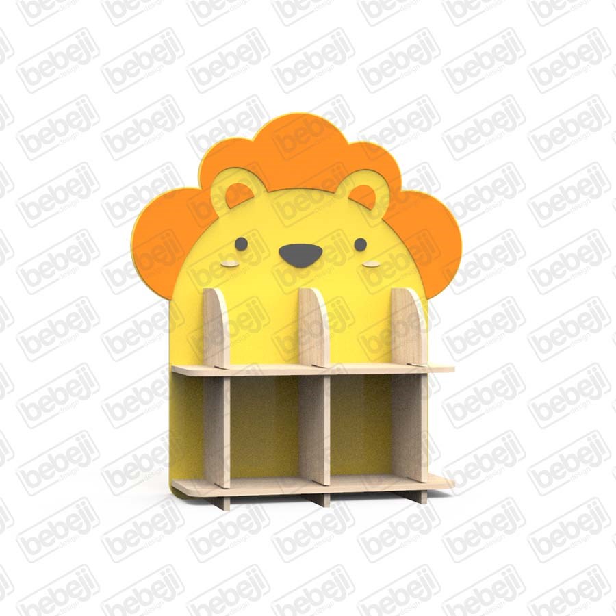 Bebeji Figür Kitaplık Mouse Lion/