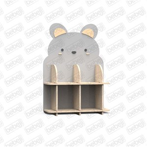 Bebeji Figür Kitaplık Mouse