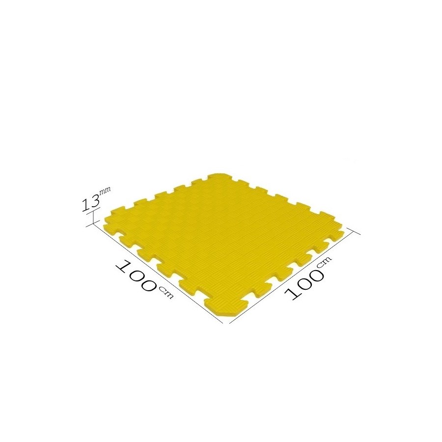Bebeji 100x100 Zemin Kaplama 13 mm/Yeşil Sarı