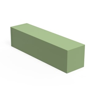 Bebeji Dikdörtgen Deri Minder