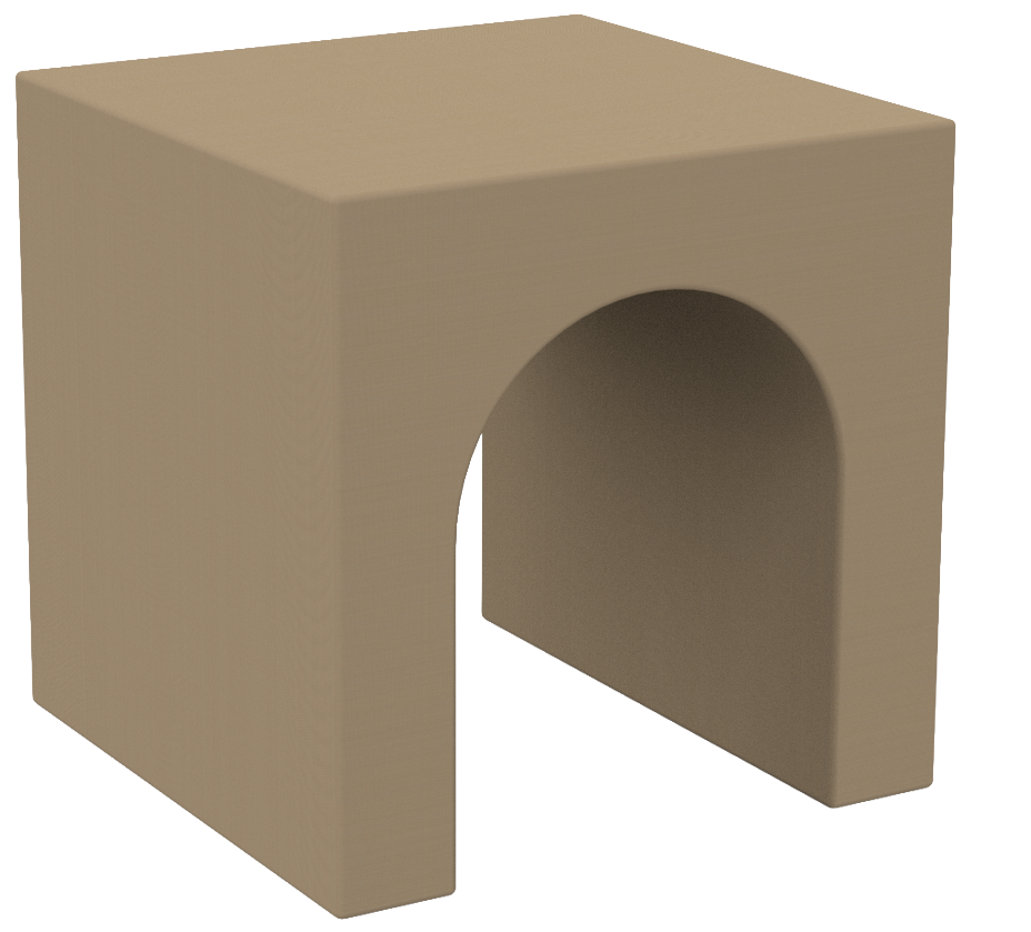 Bebeji U Şekilli Deri Minder 