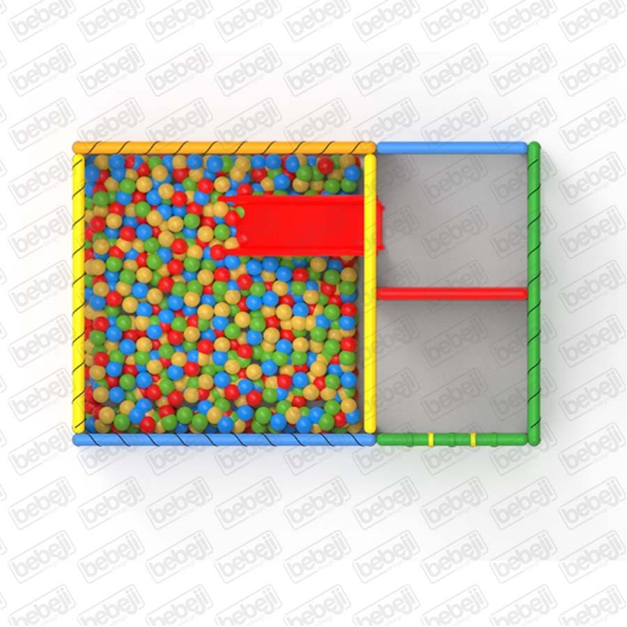 Bebeji Kaydıraklı Top Havuzu 200x308x200 