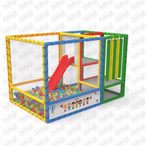 Bebeji Kaydıraklı Top Havuzu 200x308x200