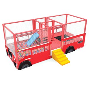 Bebeji Kırmızı Otobüs Top Havuzu