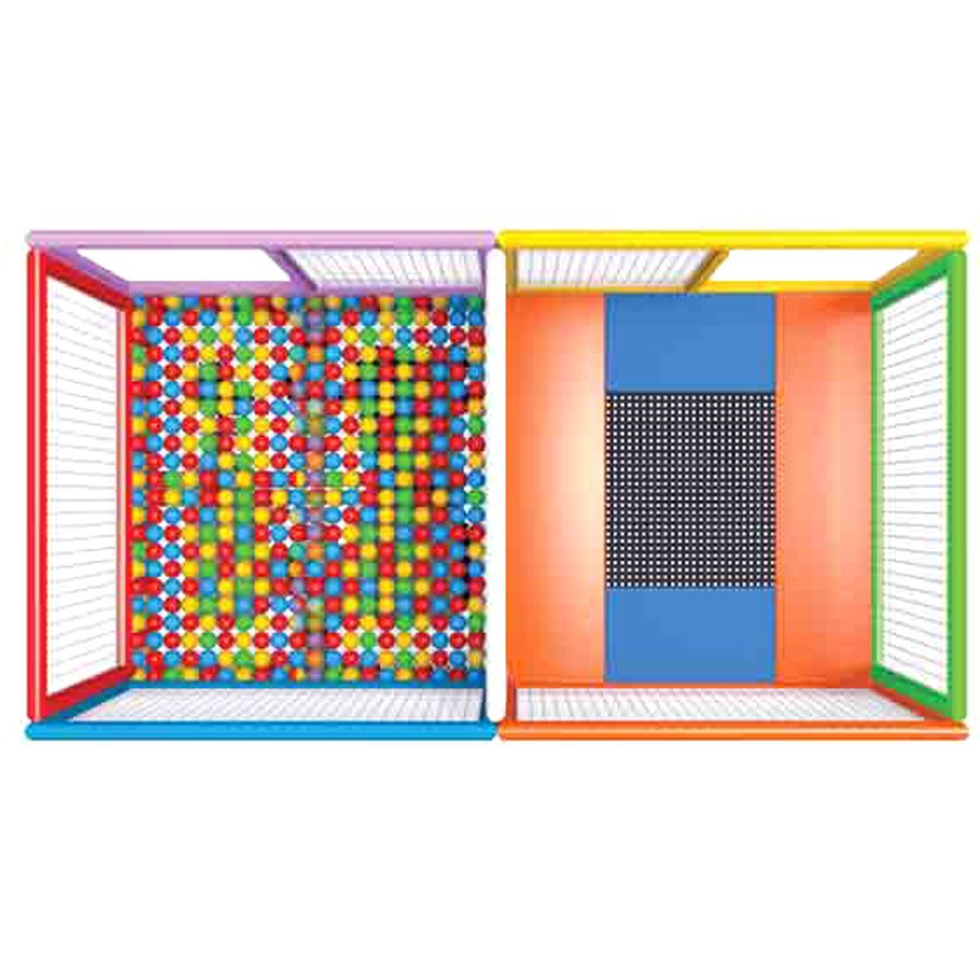 Soft Play Trambolinli Top Havuzu 