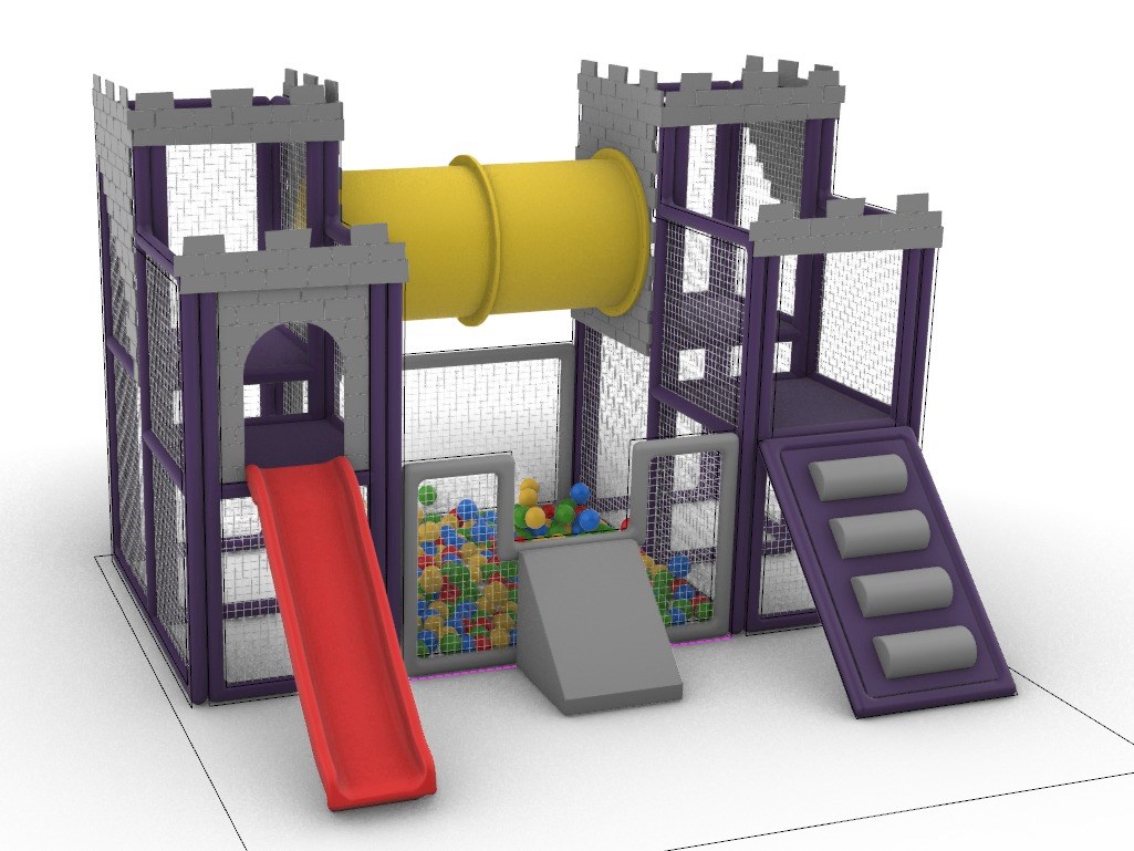 Bebeji Tünel Köprü Oyun Alanı 380x340x250(h) 