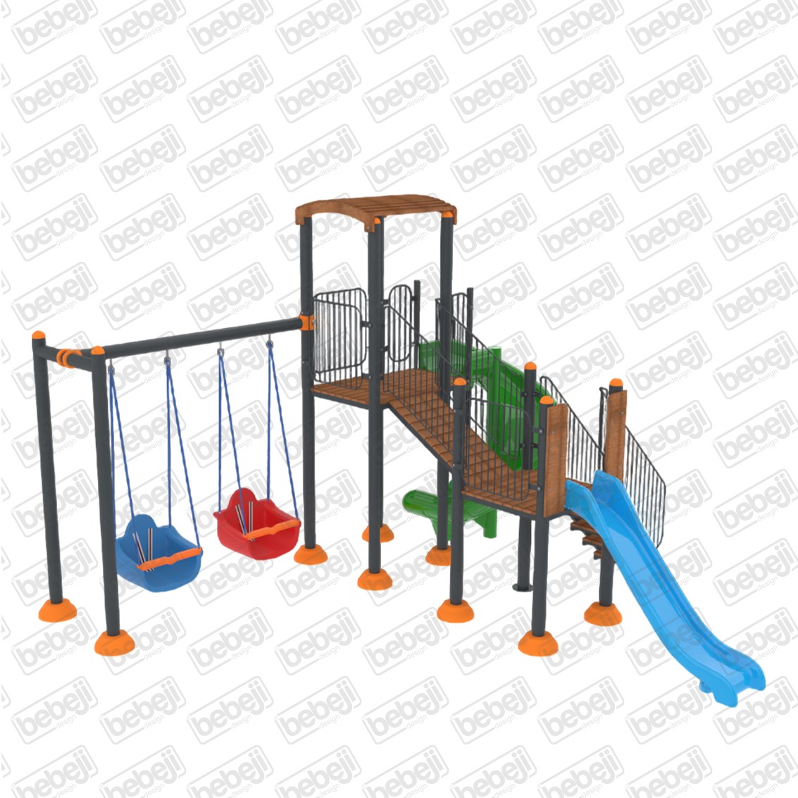Bebeji Metal-Ahşap Çocuk Park 