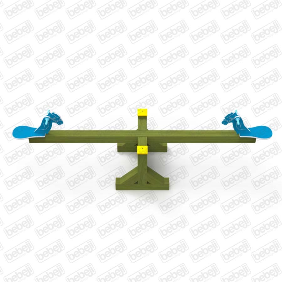 Ahşap Çocuk Parkı Ekipmanı-Tahterevalli 