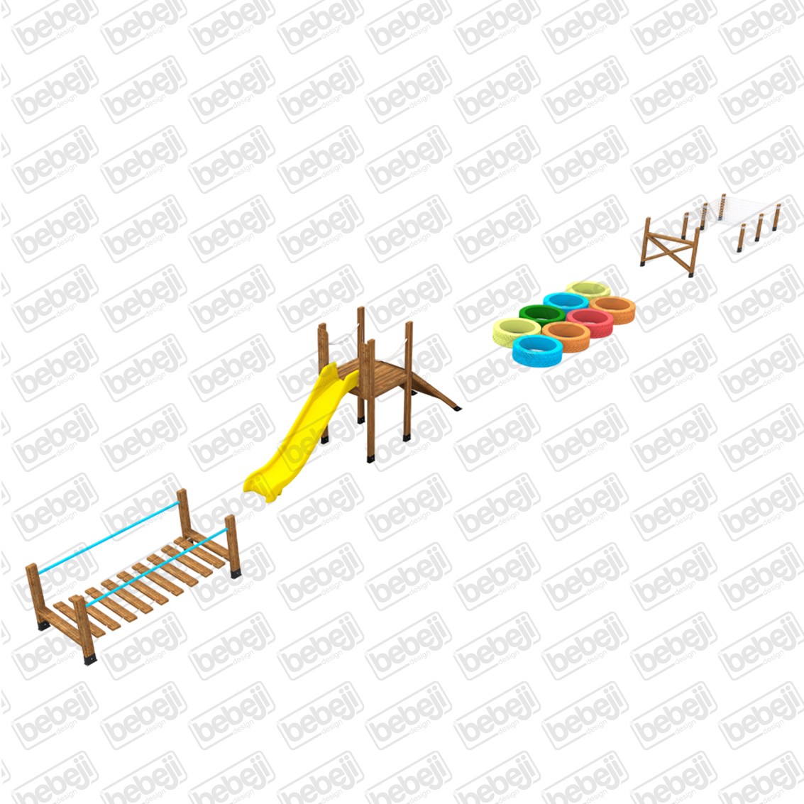 Ahşap Survivor Park 9706 