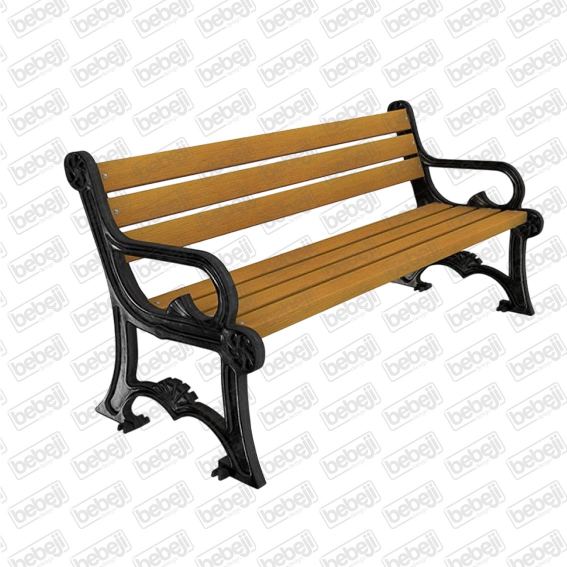 Ahşap Bank Nostalji Ayaklı 
