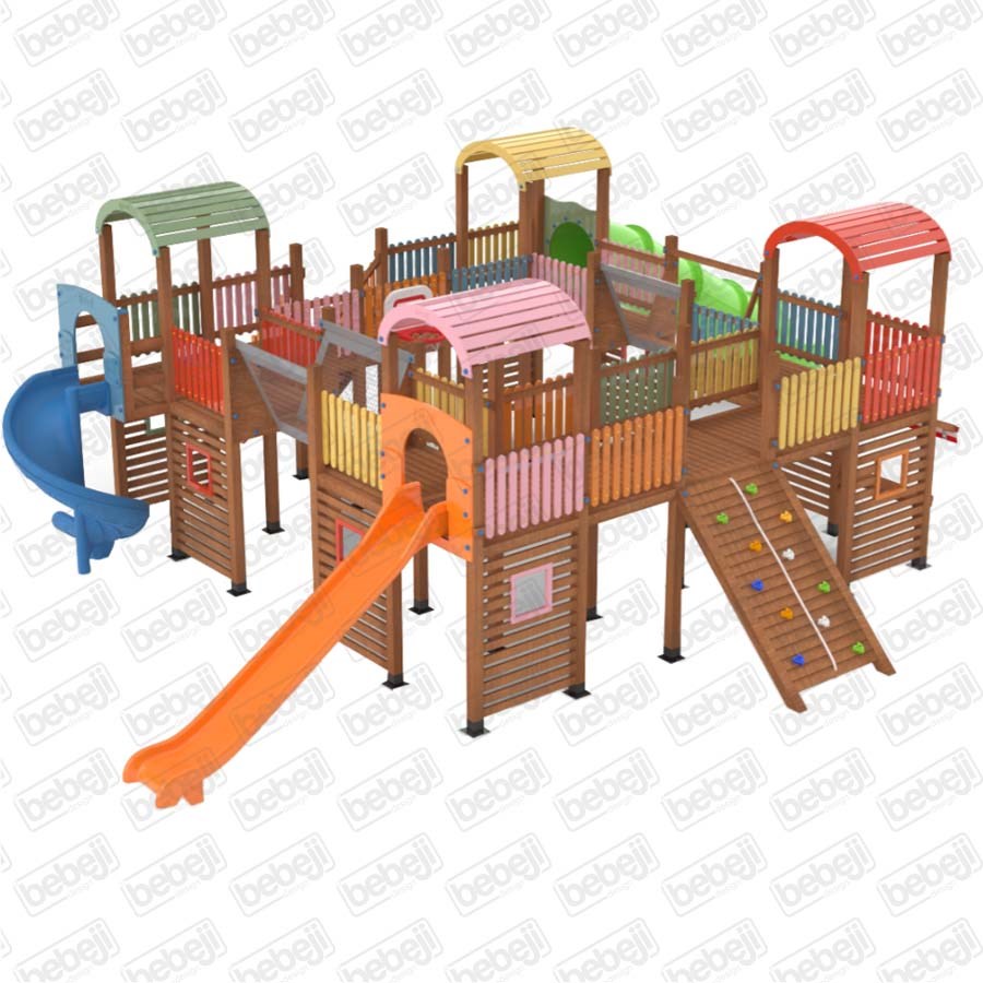 Ahşap Meslek Temalı Oyun Parkı-3 1260x750x285 