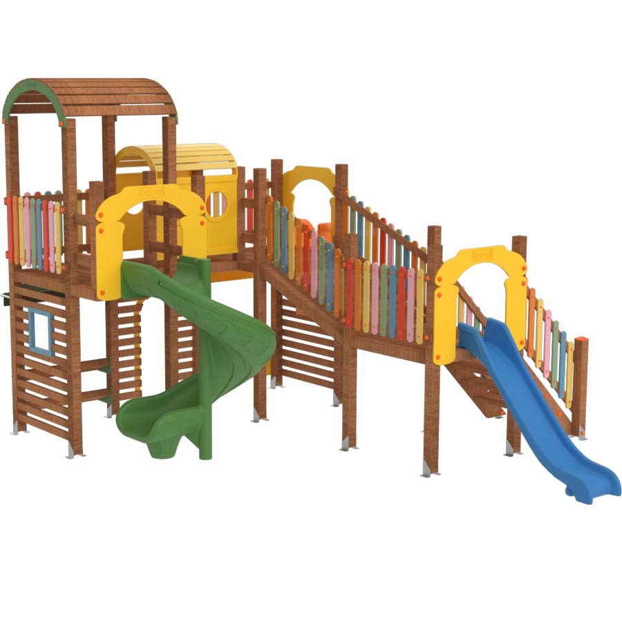 Ahşap Meslek Temalı Oyun Parkı-4 596x580x325 