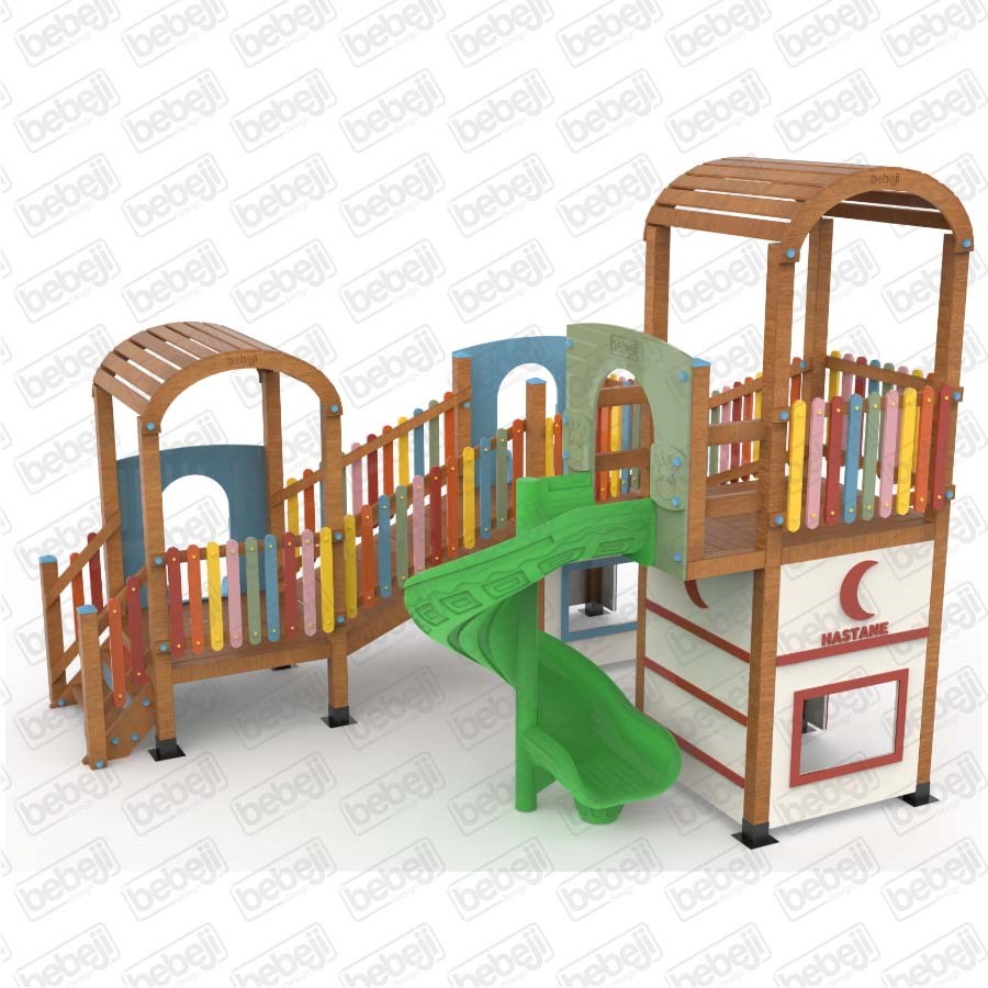 Ahşap Meslek Temalı Oyun Parkı-5 516x325x375 