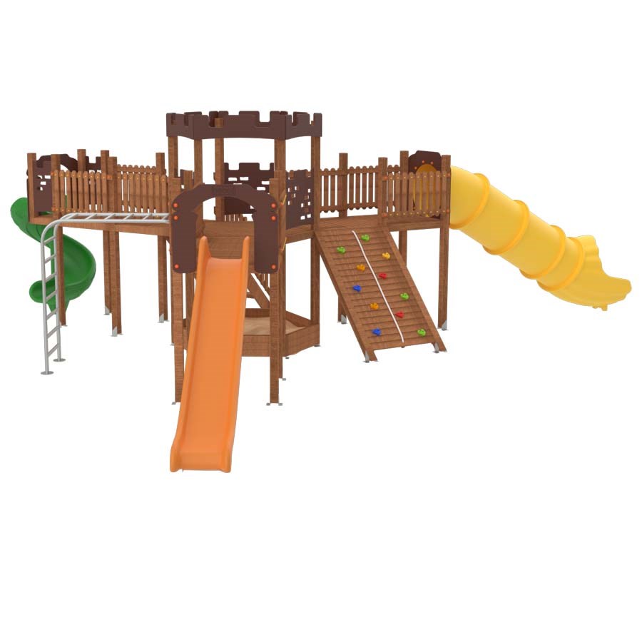 Ahşap Renkli Oyun Parkı-2 1035x350
