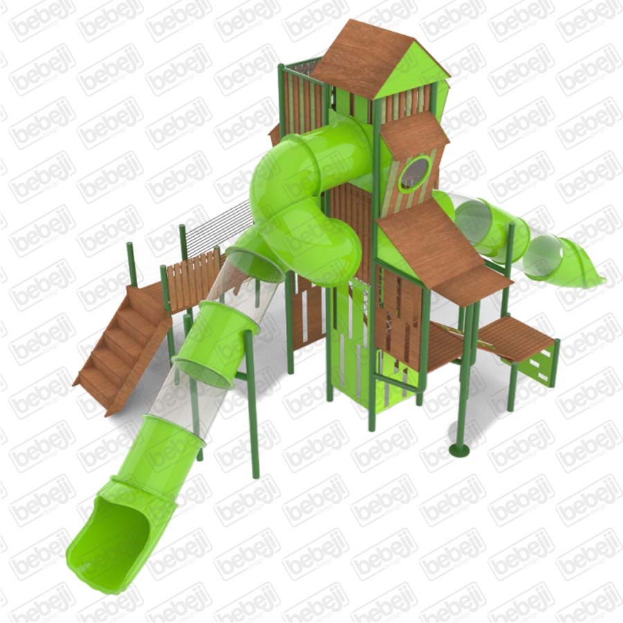 Ahşap Doğa Temalı Oyun Parkı 1200x800x600 