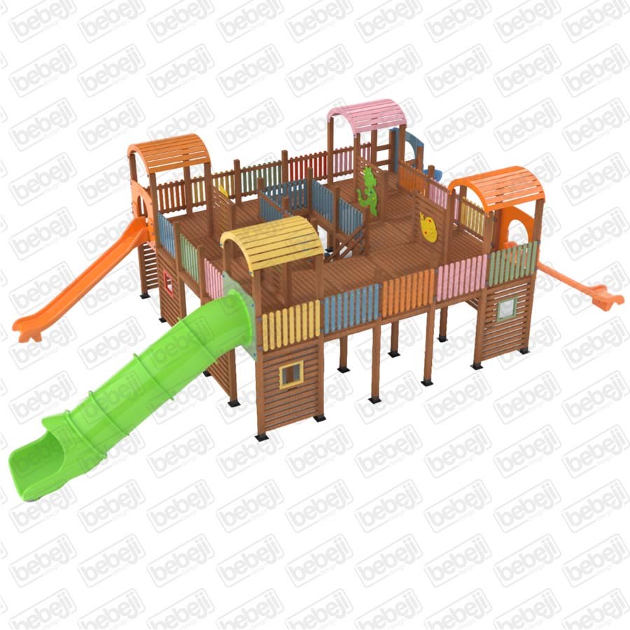 Ahşap Redkit Oyun Parkı 1245x410x1100 