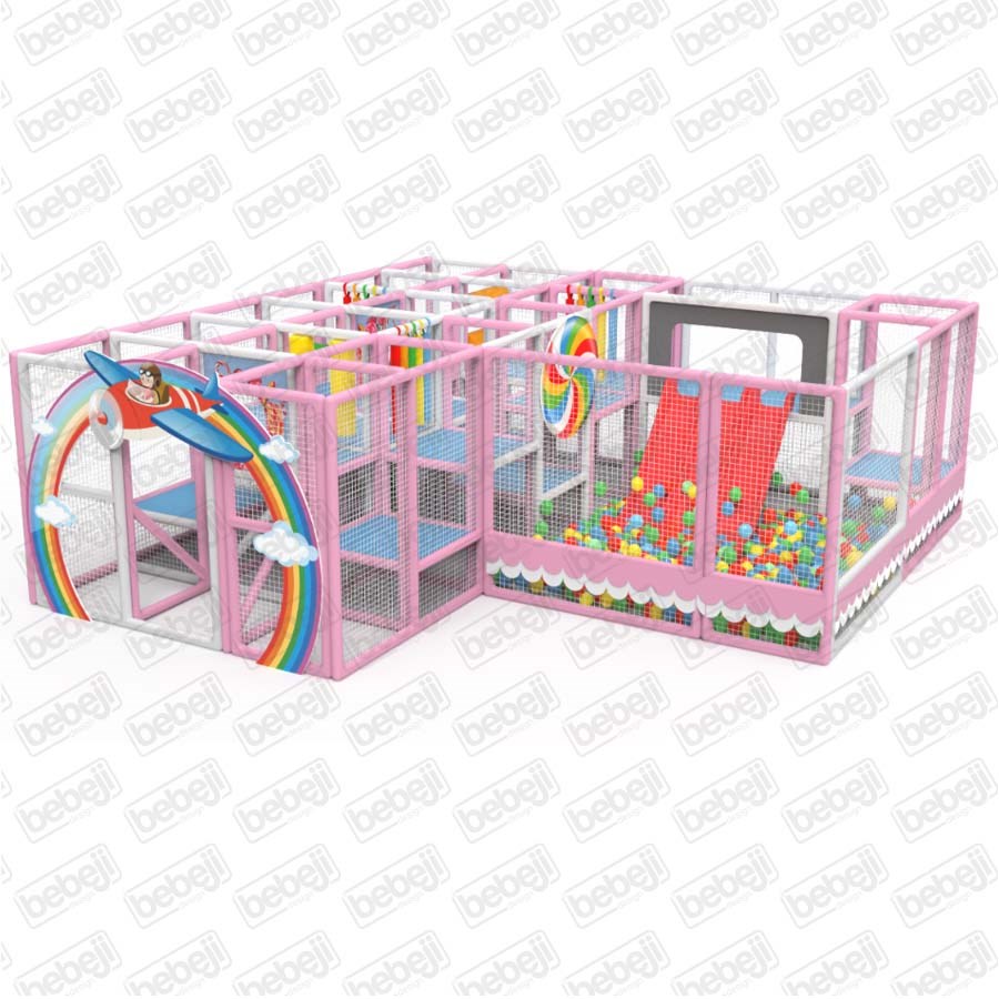 Bebeji Renkli Temalı Soft Play 595x600x200 