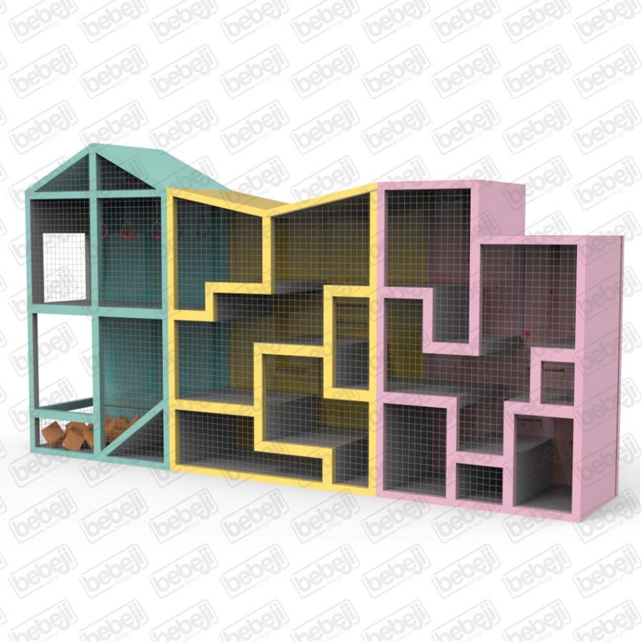 Bebeji Renkli Labirent Oyun Evi 640x120x350 