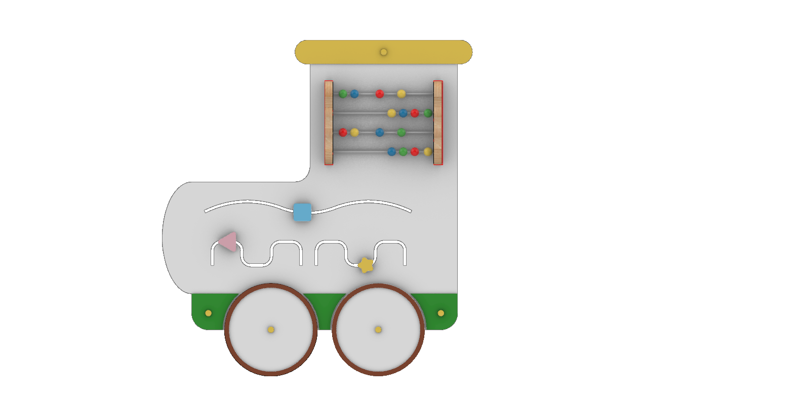 Kidolimo Tren Duvar Aktivite