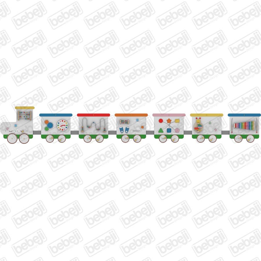 Kidolimo Tren Duvar Aktivite 7 Parça 