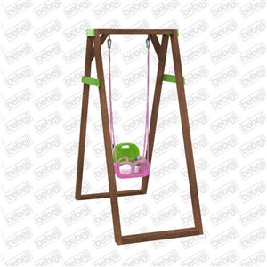 Isafe Ahşap Çocuk Parkı-Salıncak S0072
