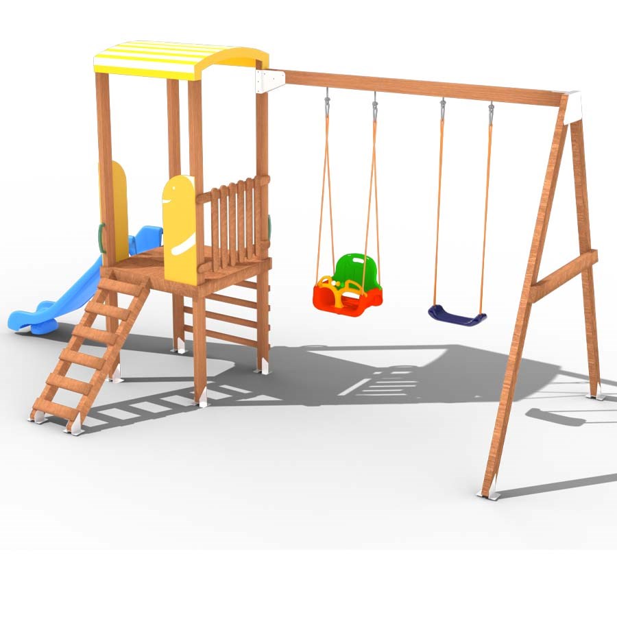 Isafe Ahşap Çocuk Parkı S5703