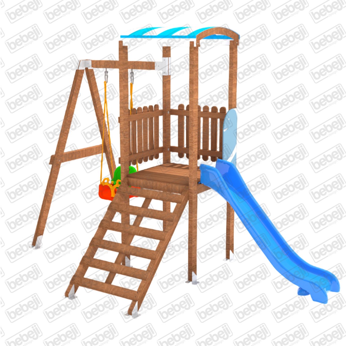 ISafe Ahşap Çocuk Parkı  
