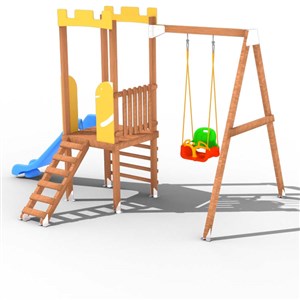 ISafe Ahşap Çocuk Parkı 