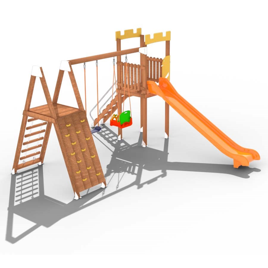 ISafe Ahşap Çocuk Parkı S5705 