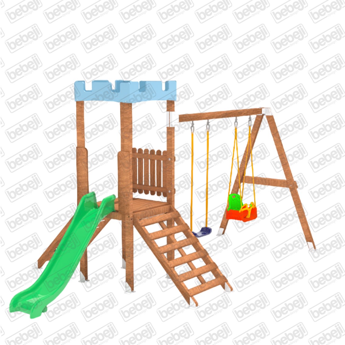 Isafe Ahşap Oyun Parkı 