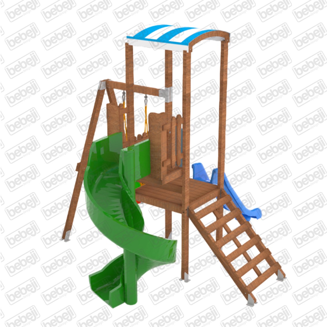 Isafe Ahşap Oyun Parkı 