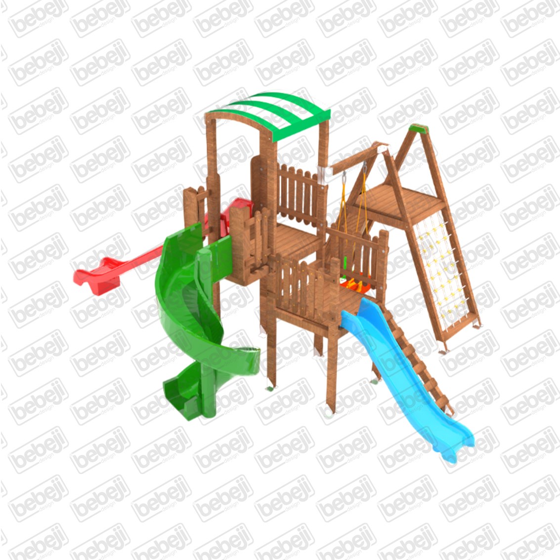 ISafe Ahşap Oyun Parkı 