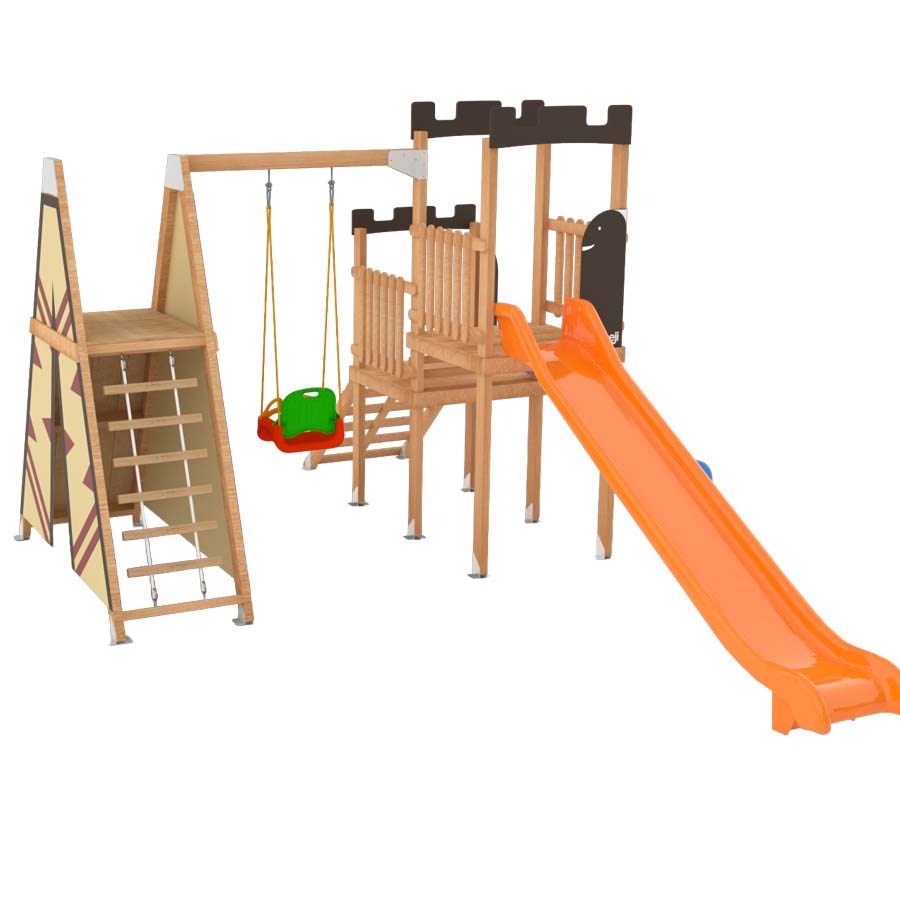 ISafe Ahşap Oyun Parkı 
