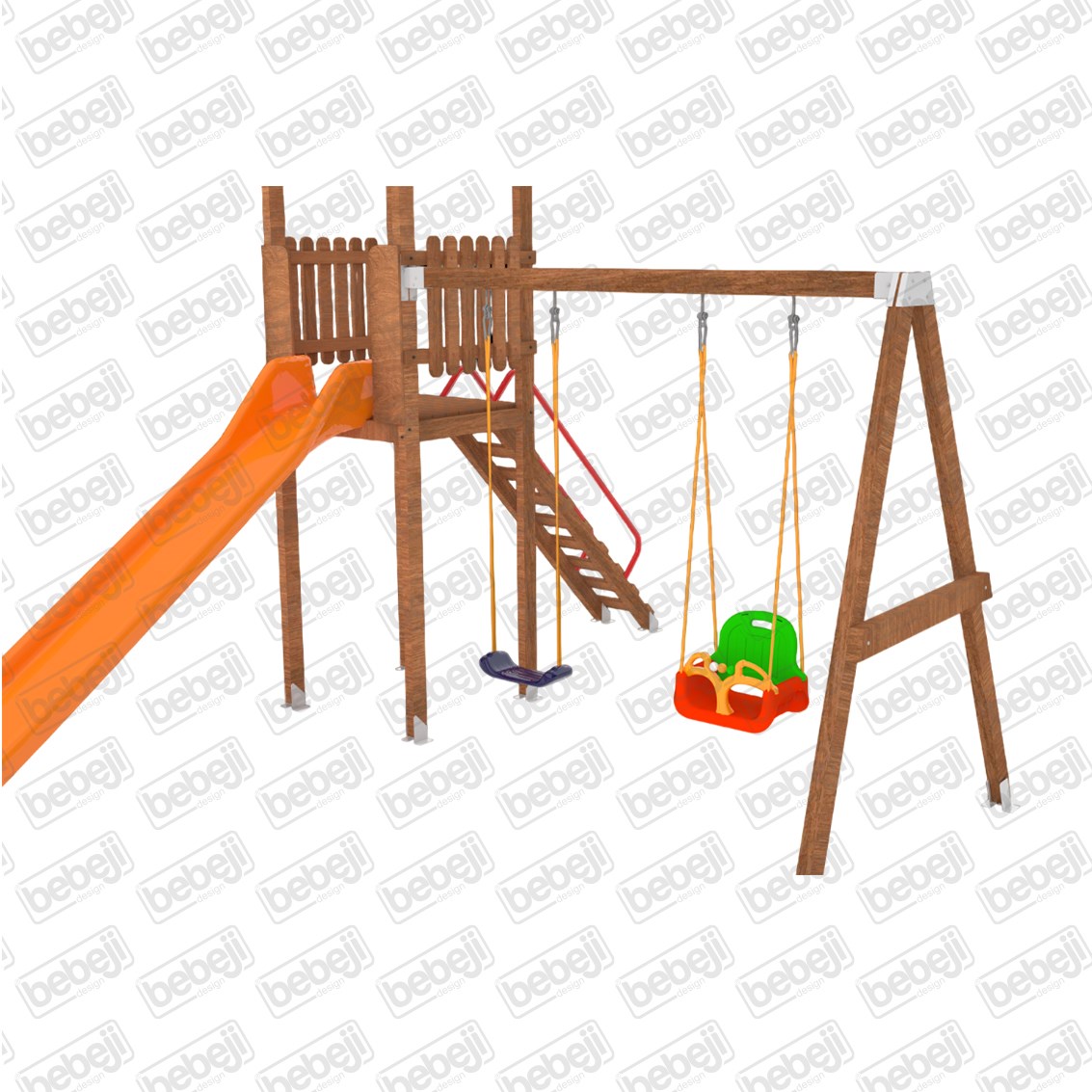 ISafe Ahşap Oyun Parkı 