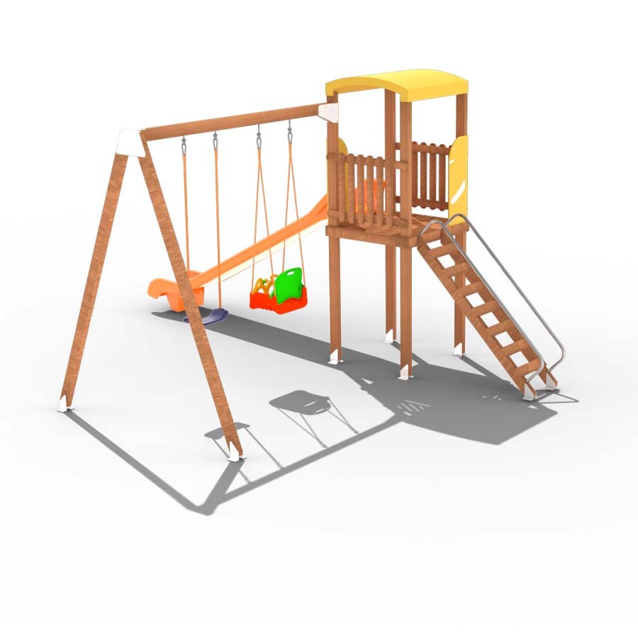 ISafe Ahşap Oyun Parkı 