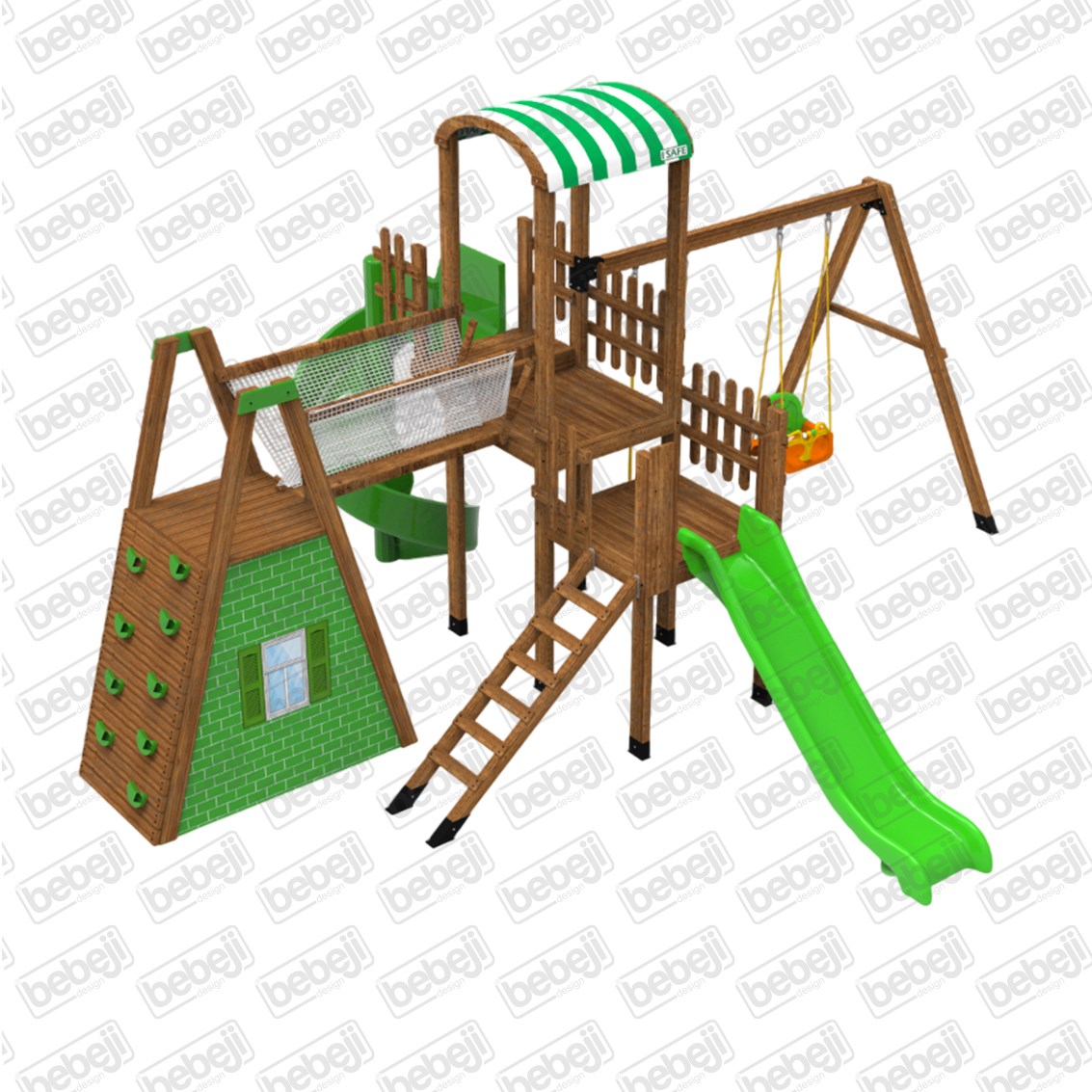 Isafe Ahşap Oyun Parkı 